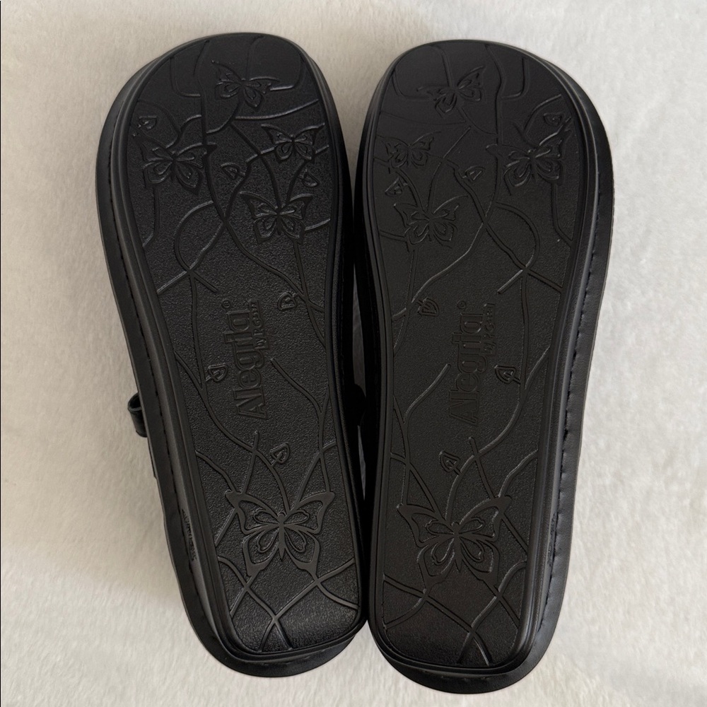 NWOT Alegria by PG Lite | Belle Leather Mary Jane Shoe BEL-640 Black (40/9.5-10) - Picture 14 of 15